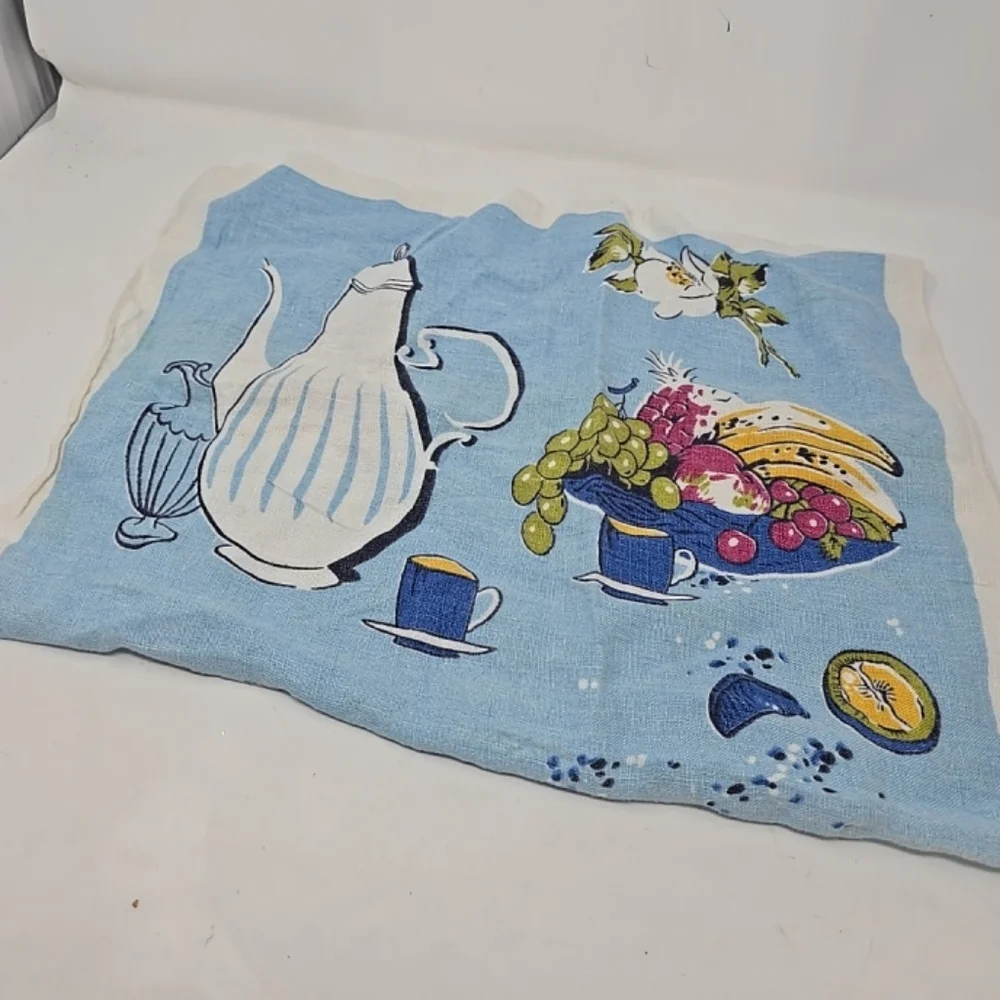 Vtg‎ Lamont Irish pure linen kitchen tea towel cottagecore farmhouse, country